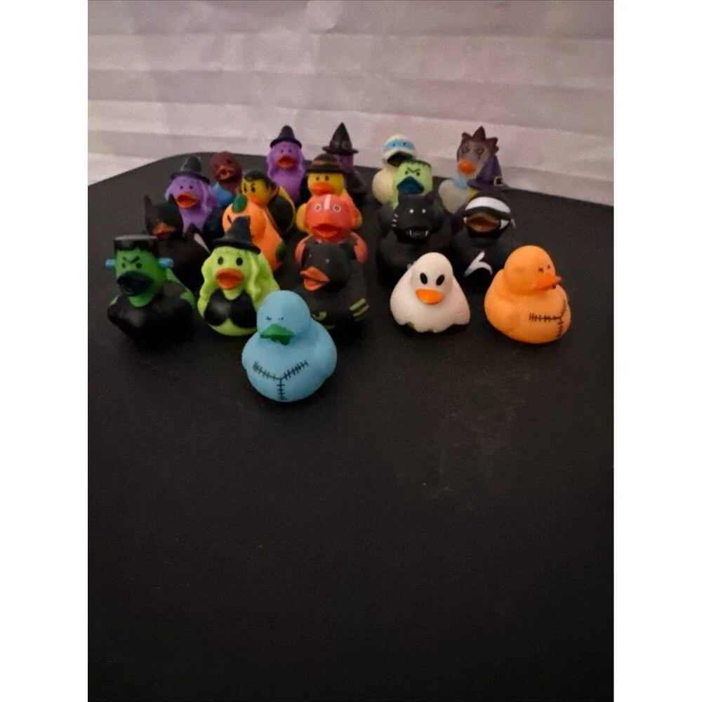 Halloween Themed Rubber Duckies Lot of 20 Party Favors Decorations